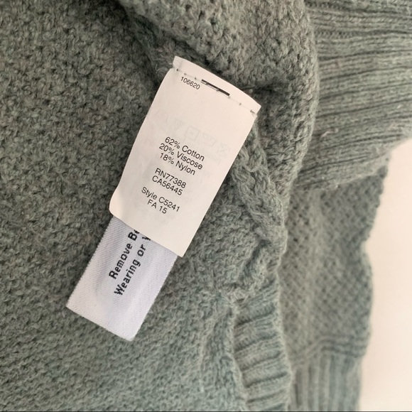 Madewell Chronicle Texture Pullover Sweater in pale green size XS - Picture 8 of 9